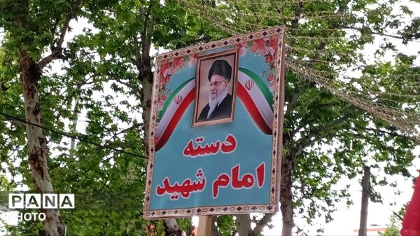 رژه اقتدار دختران معصومی در گرگان
