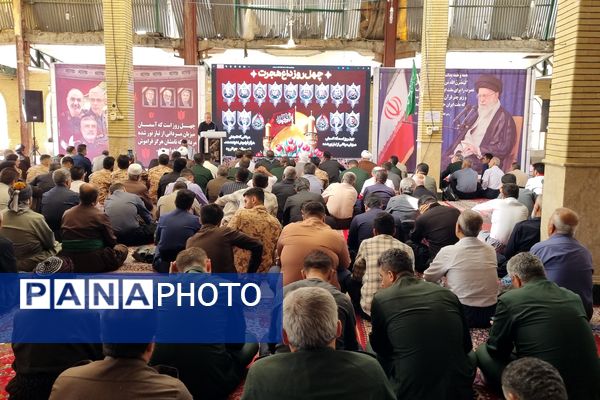 تجدید میثاق با شهدا در سالروز عملیات غرور آفرین مرصاد