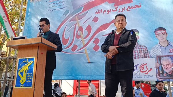 راهپیمایی روز ۱۳ آبان در شهرستان سملقان
