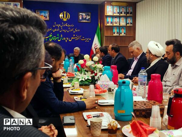 جلسه شورای آموزش و پرورش شهرستان خلیل آباد