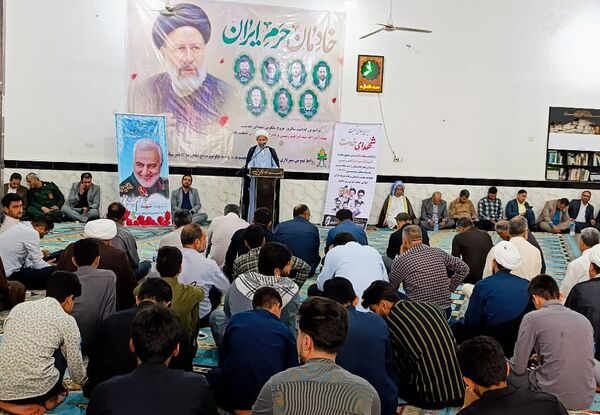 مراسم اولین سالگرد «شهید رئیسی» در حمیدیه