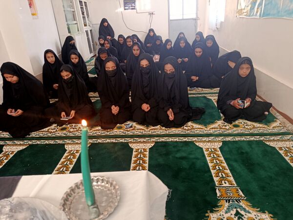 مراسم سوگواری شهادت حضرت فاطمه زهرا س در مدرسه گلشاد خلیل آباد 