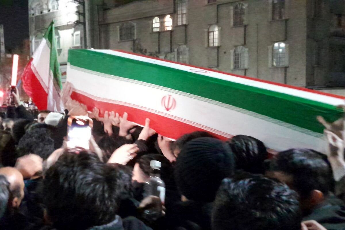 وداع با پیکر شهدا و تجمع ضد صهیونیسمی در شهرری