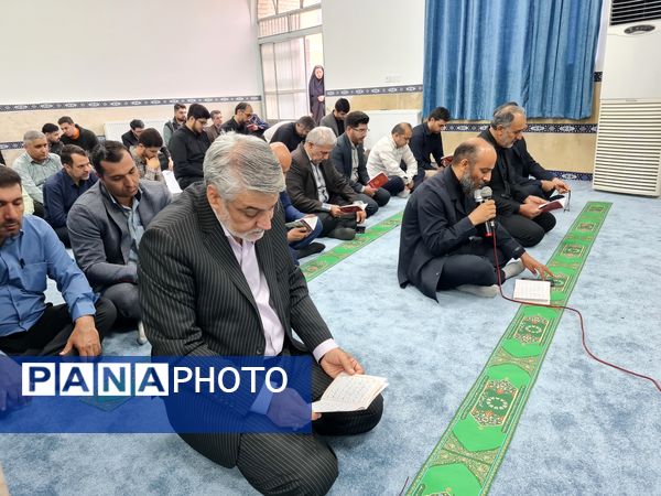 مراسم یادبود شهید سید حسن نصرالله در نمازخانه ولایت آموزش و پرورش شهرستان اسلامشهر