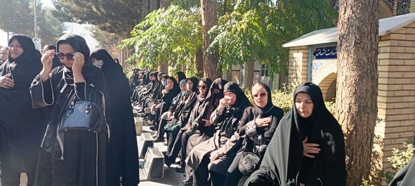 مراسم تشییع پیکر جانباز شهید علی فتح آبادی