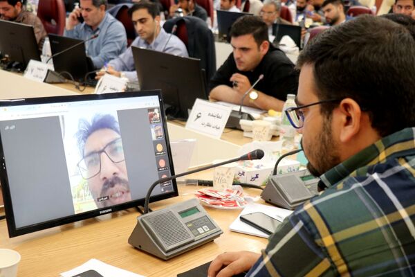 اتاق کنترل وضعیت ستاد انتخابات شهر مشهد در دور دوم انتخابات ریاست جمهوری 