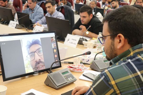 اتاق کنترل وضعیت ستاد انتخابات شهر مشهد در دور دوم انتخابات ریاست جمهوری 