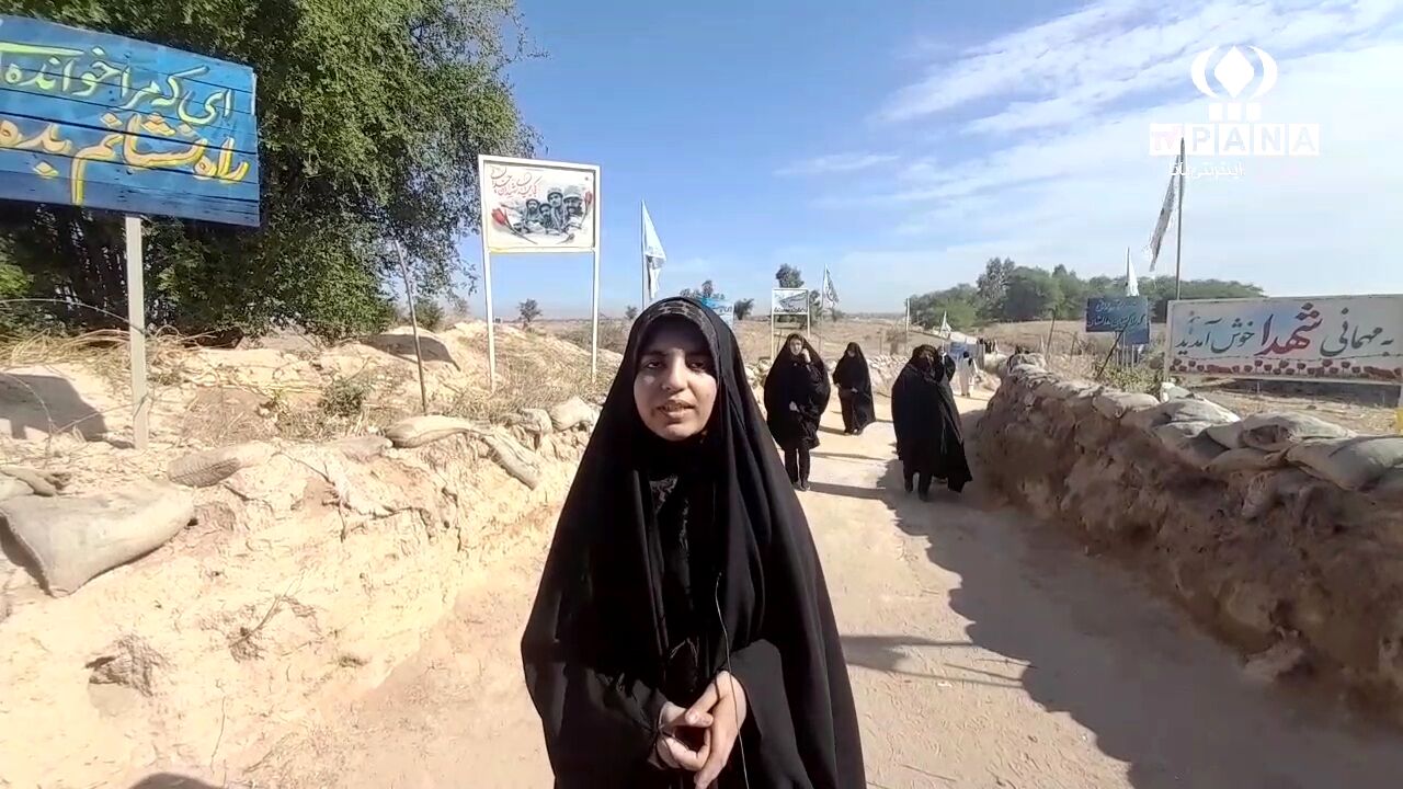  بازدید دانش‌آموزان اعزامی به راهیان نور از یادمان فتح المبین
