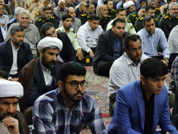 گرامیداشت شهدای هفته دولت در مسجد حظیره یزد