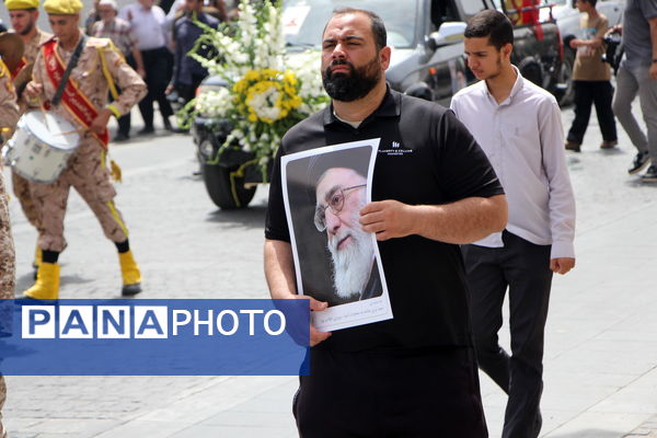 تشییع شهدای حمله رژیم صهیونیستی در یزد