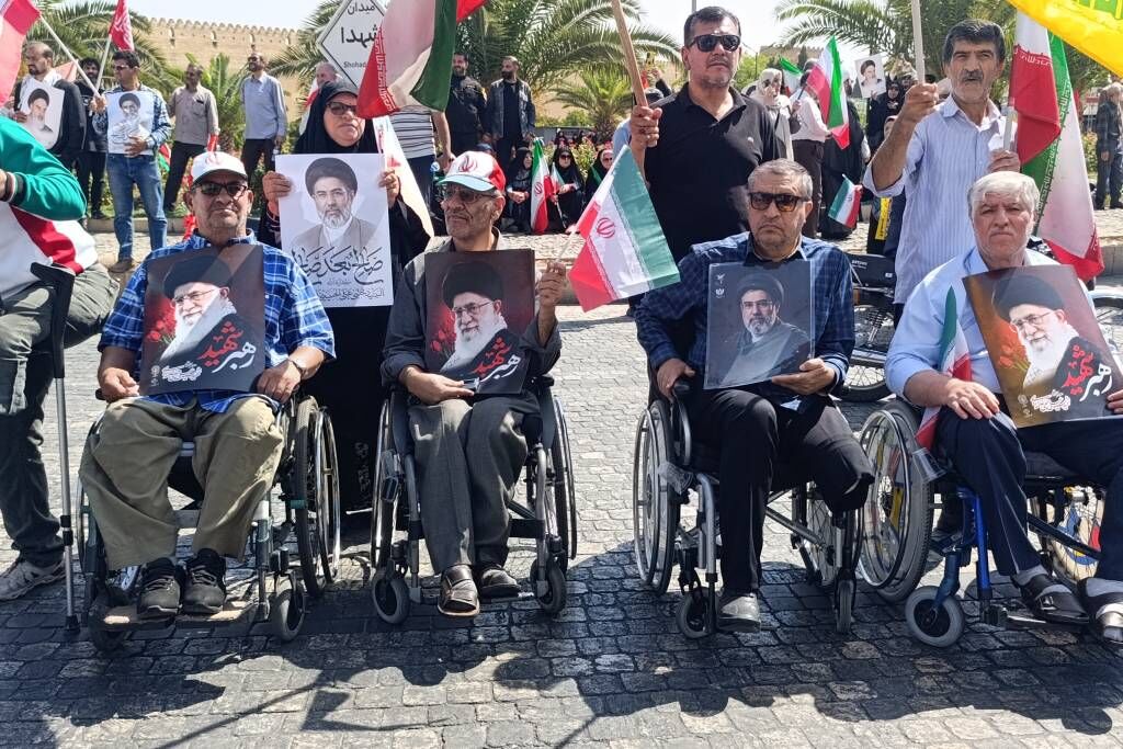 رزمایش فداییان رهبر در شیراز