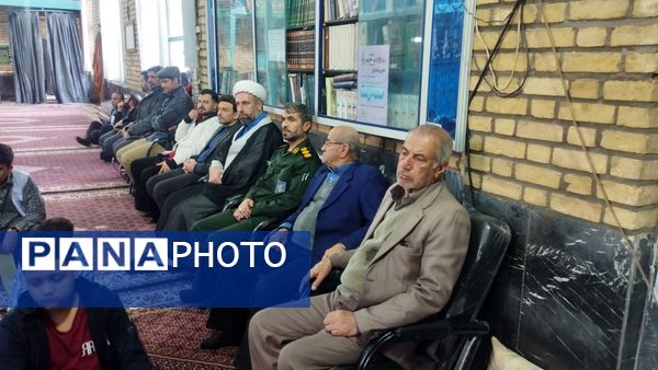 آغاز مسئولیت دینی؛ جشن سن تکلیف دانش‌آموزان پسر مدرسه شهید آیت‌الله مدرس قرچک