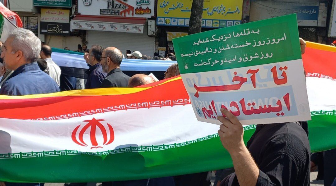 درخشش غیرت علویان در روز قدس/ فیلم