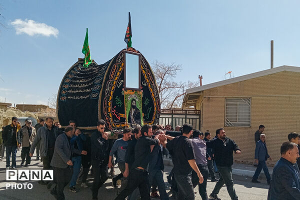 نخل‌برداری بنادکوک‌دیزه در سوگ امام علی (ع)