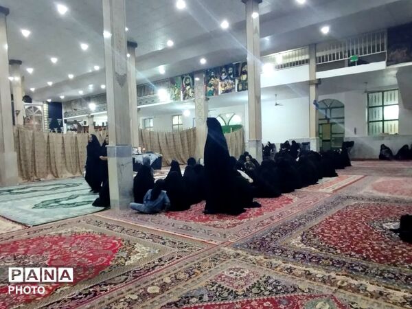 مراسم عزاداری شهادت رهبر معظم انقلاب در روستای مهدی آباد خلیل آباد
