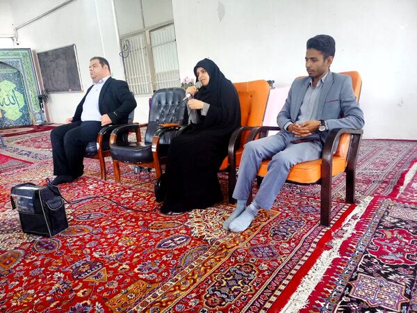 بازدید مدیر آموزش و پرورش کاشمر از هنرستان رازی