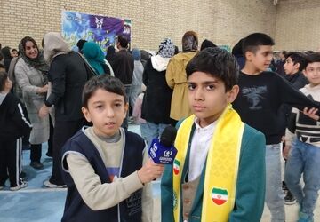 روایت خبرنگار کوچک پانا از حال و هوای دانش آموزان  در جشن نیمه شعبان