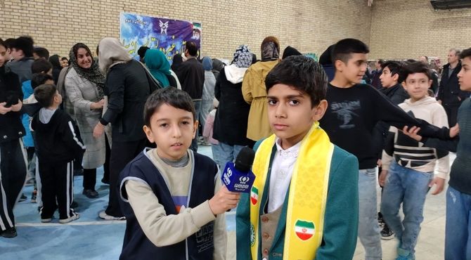 روایت خبرنگار کوچک پانا از حال و هوای دانش آموزان  در جشن نیمه شعبان