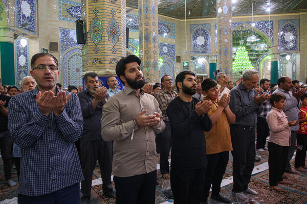 نماز عید قربان در مسجد مقدس جمکران