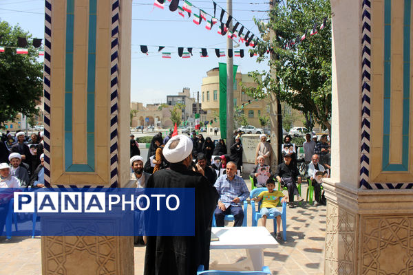 اجتماع مردم قم به‌مناسبت قیام 15 خرداد در مقابل بیت تاریخی امام خمینی(ره)