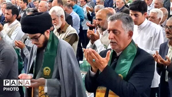 اقامه نماز باران در کاشمر
