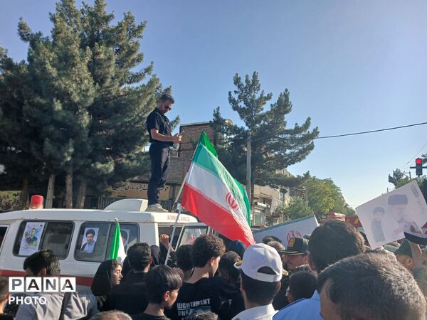 تشییع شهید قاسمی، شهید جنگ تحمیلی سوم