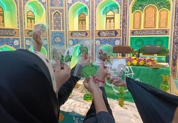 نفس‌های غدیر در فضای نظرآباد جاری شد