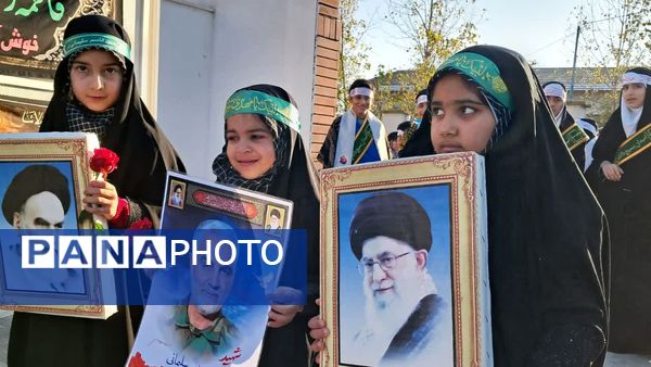 شمیم عطر شهدا در مدارس گلوگاه 