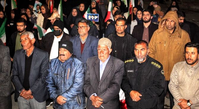 برگزاری مراسم اربعین قائد شهید در شهرستان مارگون