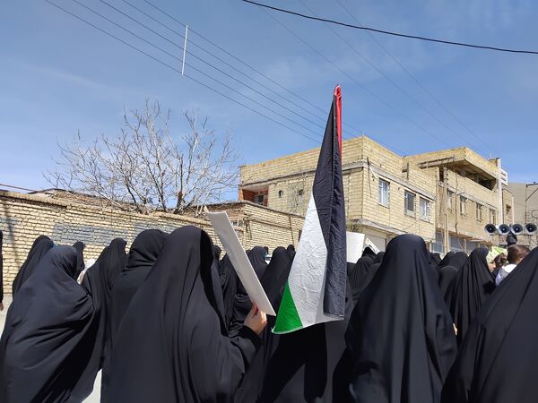 شهر وردنجان یک‌صدا به حمایت از فلسطین برخاست