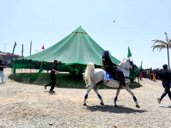 مراسم تعزیه‌خوانی در شهر طاقانک