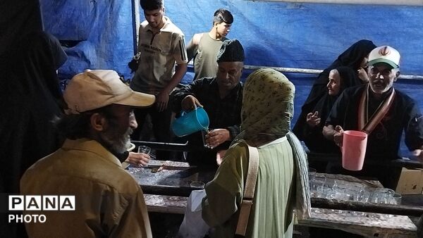 موکب شهدای روستای آهوان در صد و بیست و دومین شب