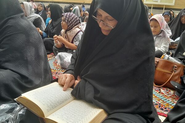 مراسم روز عرفه در مسجد صاحب‌الزمان(عج) و امام‌زاده سید فتح‌الله ورامین