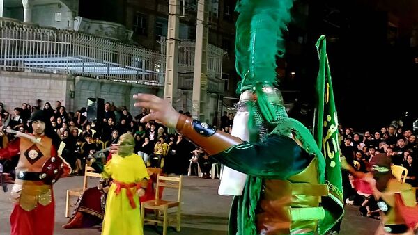 تعزیه‌خوانی در مسجد الهادی اهواز