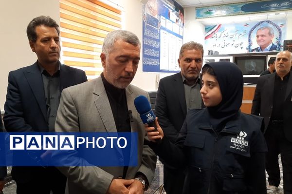 بازدید مدیر کل استان خراسان رضوی  از ستاد اسکان فرهنگیان ثامن 2