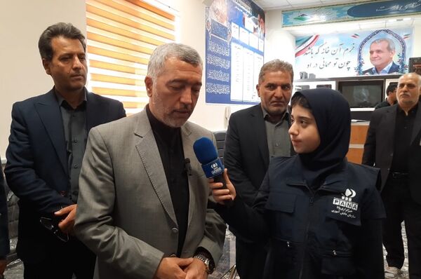 بازدید مدیر کل استان خراسان رضوی  از ستاد اسکان فرهنگیان ثامن 2