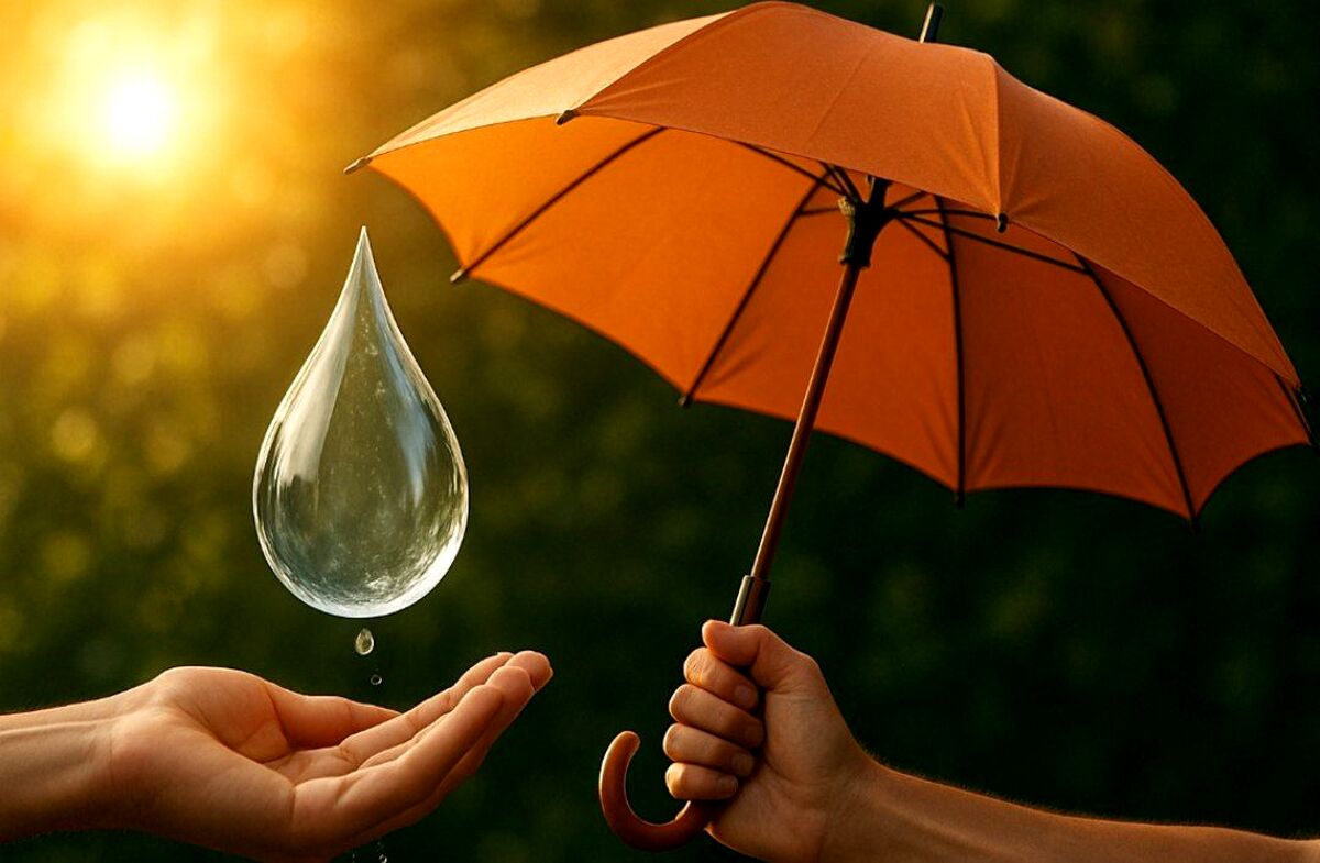 نجات قطره‌ها در گرمای تابستان