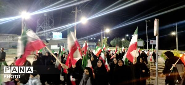راهپیمایی گسترده در حمایت از جمهوری اسلامی ایران