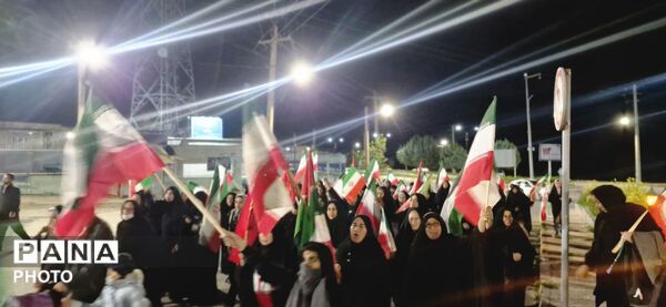 راهپیمایی گسترده در حمایت از جمهوری اسلامی ایران