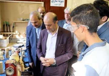 ‌افتتاح مدرسه تولید و مهارت در کرمان با حضور معاون آموزش متوسطه
