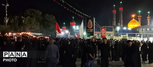 آیین سنتی مشعل گردانی نجفی‌ها
