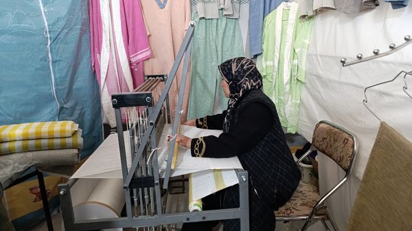 نمایشگاه دستاوردها و توانمندی بانوان روستایی در روستای بشرآباد