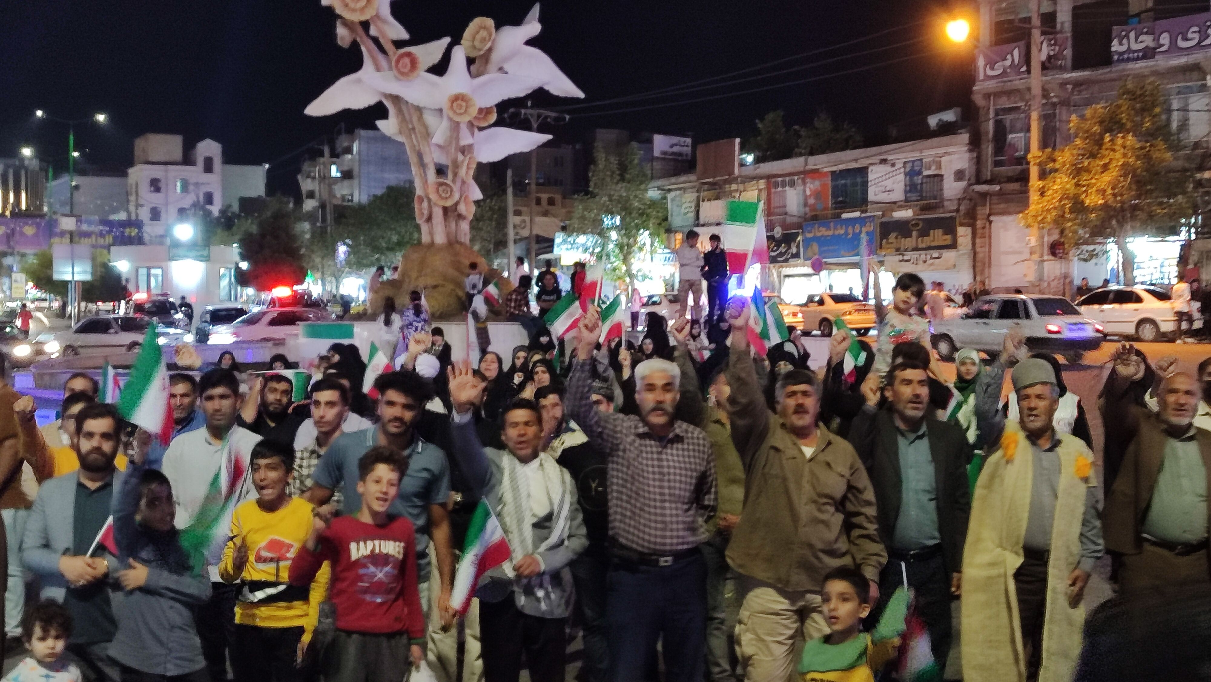 تجمع قدردانی از «وعده صادق ۲» در یاسوج