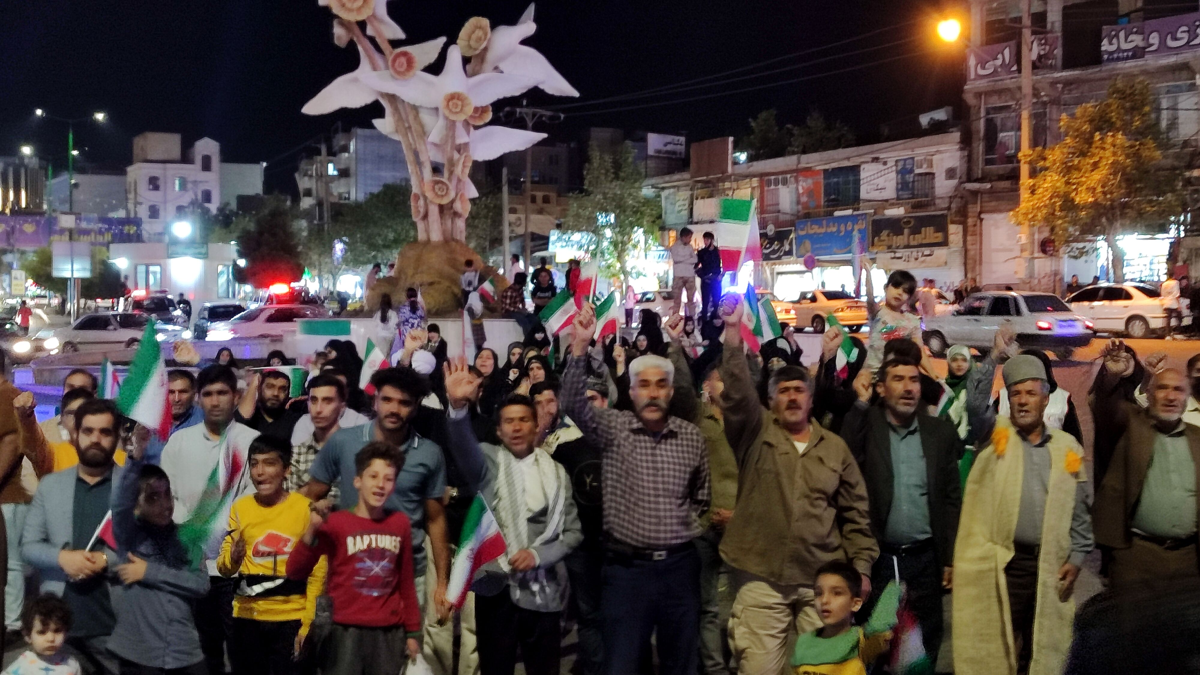 تجمع قدردانی از «وعده صادق ۲» در یاسوج