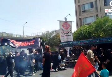 سمنان؛ هم‌نفس با زائران اربعین در مراسم «دلدادگان حسینی»