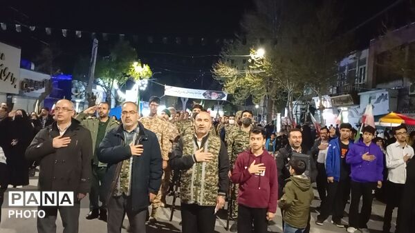 فرهنگیان بسیج ملایری در تجمع اقتدار
