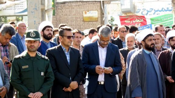 یوم الله ۱۳ آبان در شهرستان خلیل آباد 