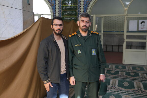 آیین تکریم و معارفه فرمانده ناحیه مقاومت بسیج در شهرستان بن 