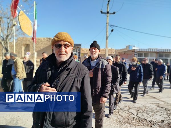 دسته‌روی و عزاداری ایام فاطمیه دوم در شهر درق