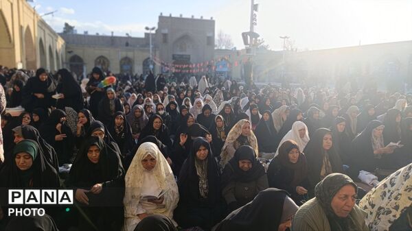 نماز عید بندگی در مسجد جامع نیشابور 